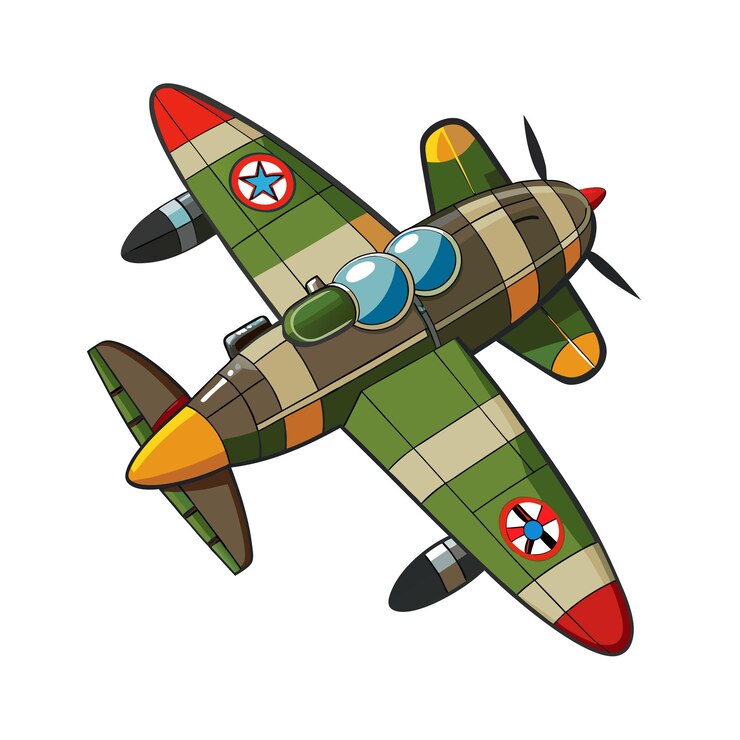 Vector konsep ilustrasi vektor pesawat terbang realistis