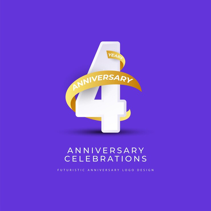 Konsep logo perayaan hari jadi ke-4