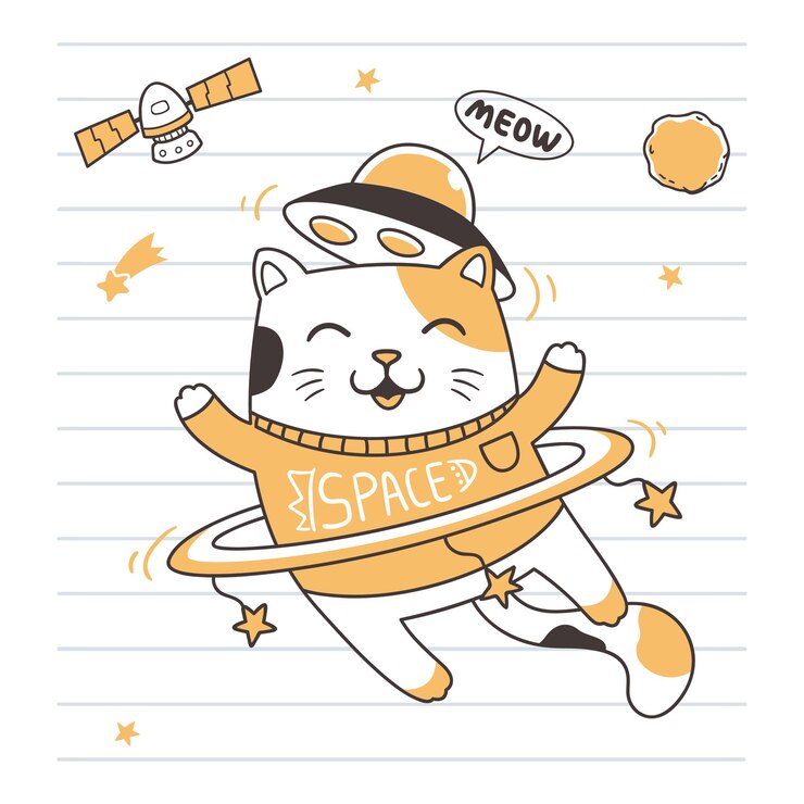 kucing menari di langit