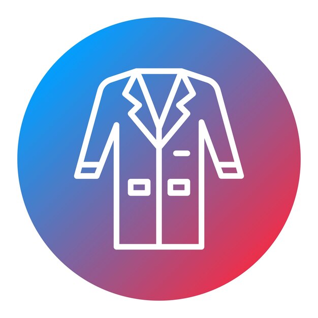 lab coat icon vector image can be used for virtual lab