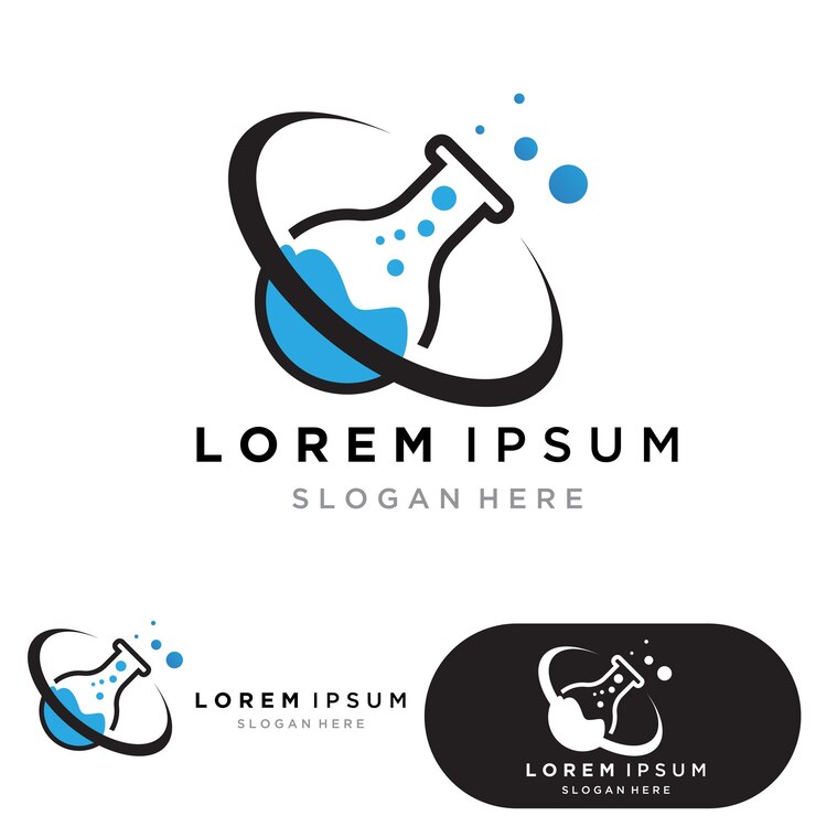 Vector lab logo vector icon template illustration icons