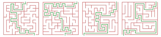 labyrinth with entrance and exit a game that develops a labyrinth children's labyrinth