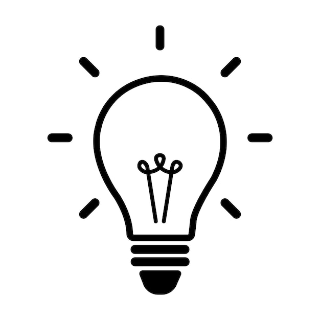 Lamp icon logo vector design template
