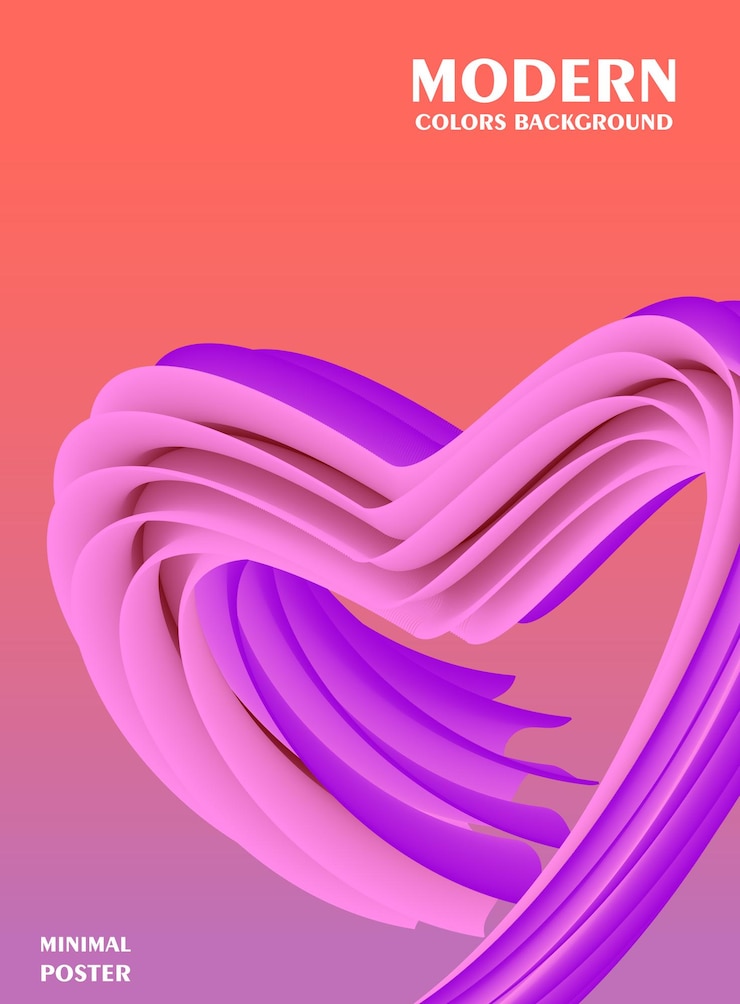 Vector latar belakang abstrak dengan efek gradien. poster aliran penuh warna modern. bentuk cairan gelombang