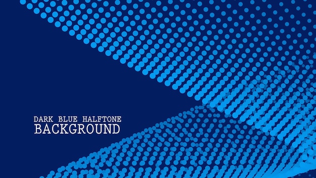 Latar belakang abstrak halftone Biru Tua untuk latar atau presentasi
