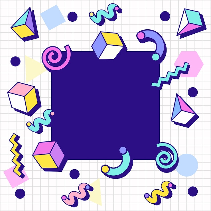 Vector latar belakang abstrak pola ilustrasi desain ruang salin horizontal biru modern mengkilap
