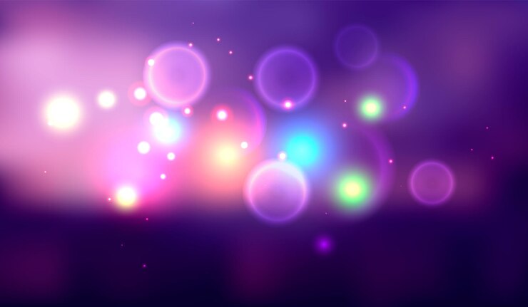 Latar belakang berwarna-warni. Latar belakang meriah vektor dengan bokeh. Dekorasi elegan