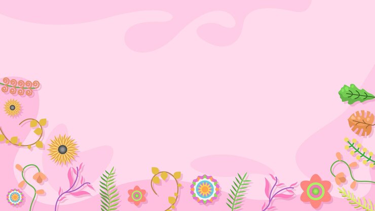 Vector latar belakang botani musim semi musim panas alam abstrak yang cerah cantik dengan ranting dan bunga