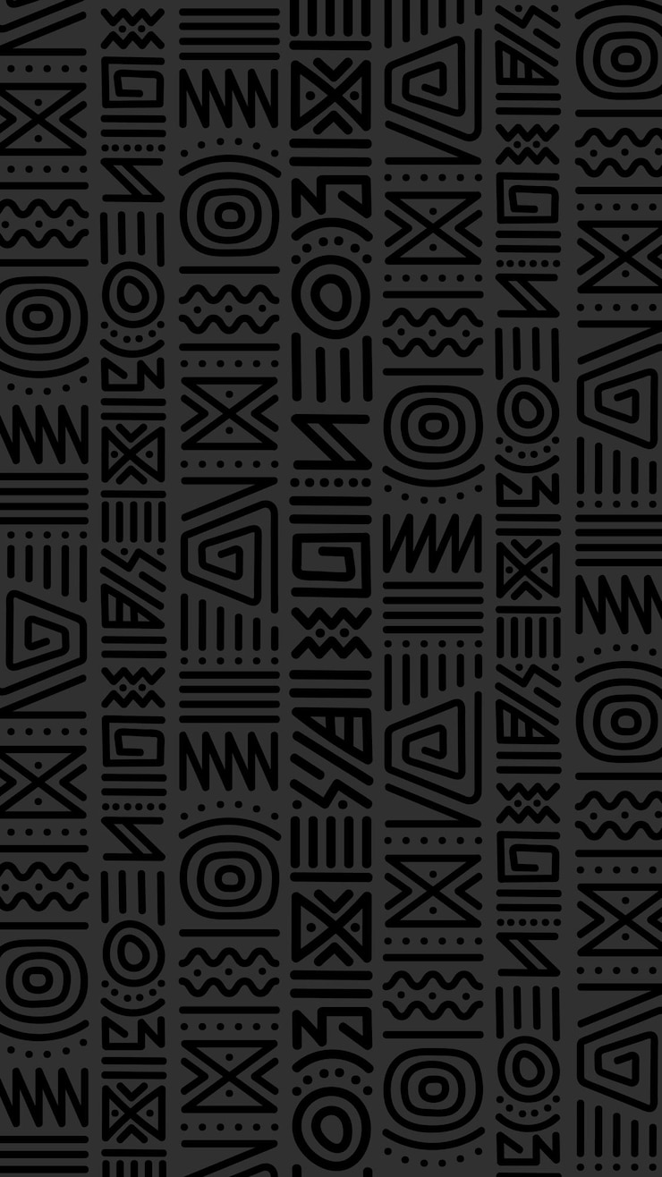 Vector latar belakang bulan sejarah hitam suku gelap