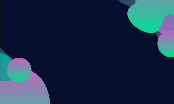 Vector latar belakang fluida abstrak dengan gradien warna-warni