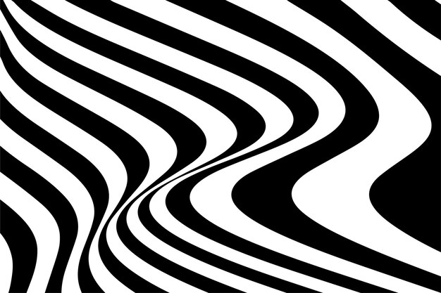 Latar Belakang Garis Bergelombang Geometris Abstrak