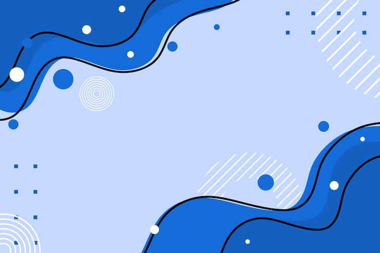 Vector latar belakang gelombang biru abstrak