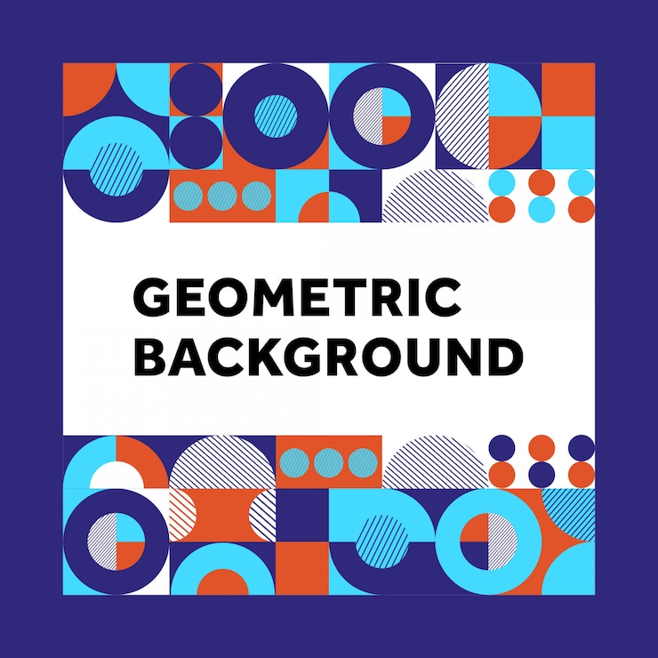 Vector latar belakang geometri