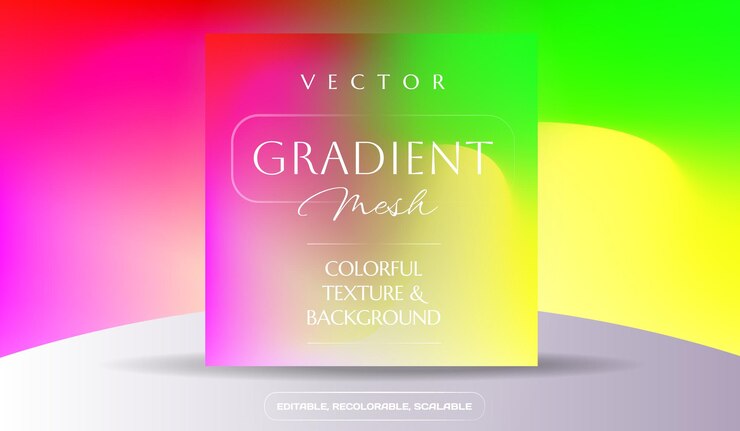 Vector latar belakang gradien mesh