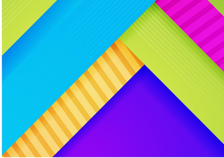 Vector latar belakang gradien vektor geometris berwarna-warni abstrak