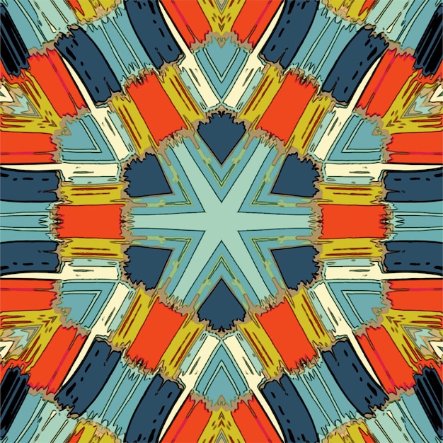 Latar belakang kaleidoskop abstrak Pola seamless kaleidoskop yang indah Tekstur mosaik multiwarna Tekstur kaleidoskop seamless Desain kaleidoskop unik