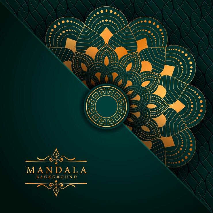 Latar belakang mandala mewah