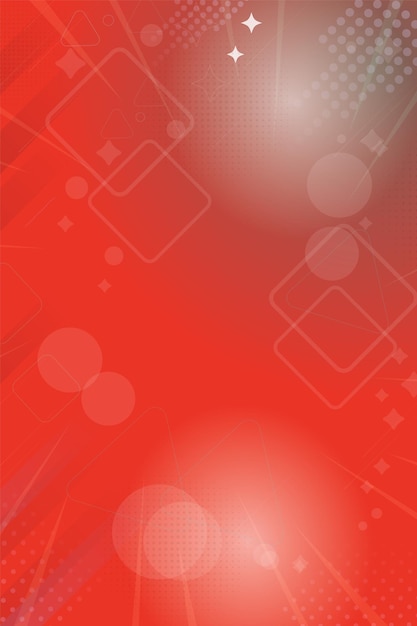 Latar belakang merah geometris abstrak