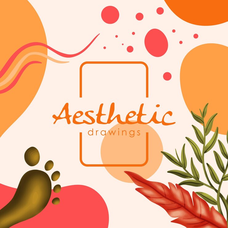 Vector latar belakang modern gambar estetika