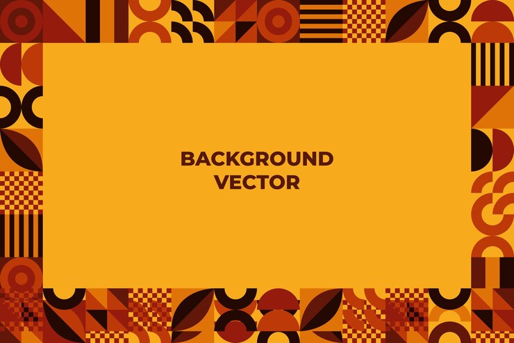 Vector latar belakang mosaik bentuk geometris