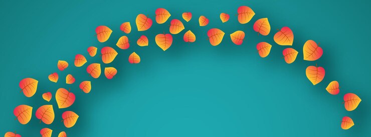 Vector latar belakang musim gugur dengan daun maple kuning dan tempat untuk teks. desain banner untuk banner atau poster musim gugur. ilustrasi vektor