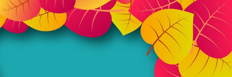 Vector latar belakang musim gugur dengan daun maple kuning dan tempat untuk teks. desain banner untuk banner atau poster musim gugur. ilustrasi vektor