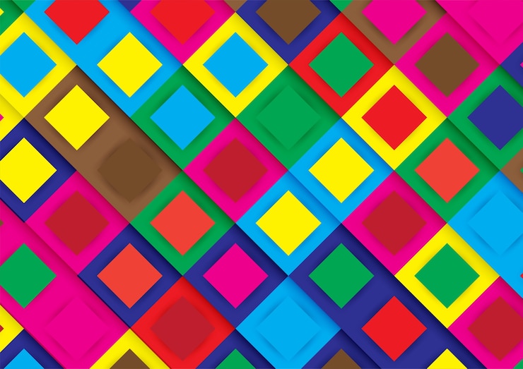 Vector latar belakang penuh warna abstrak