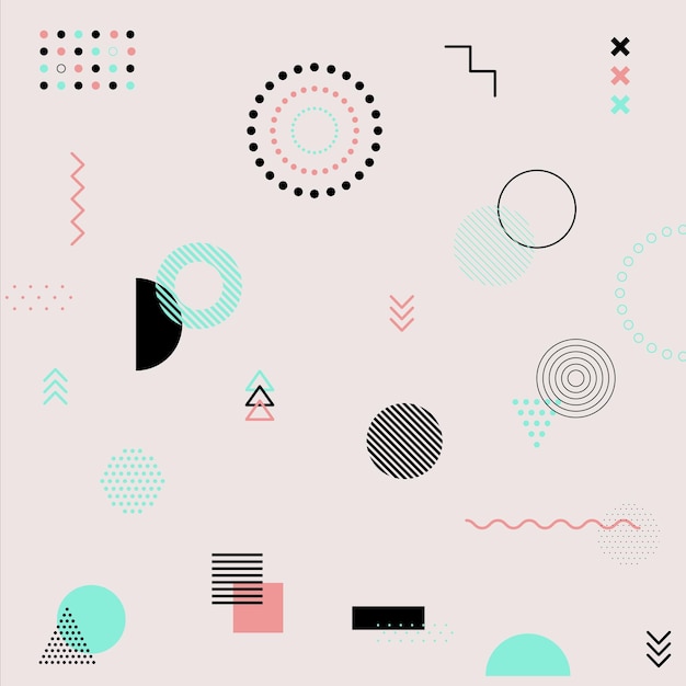 Latar belakang pola geometris