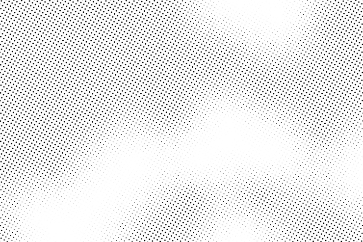 Vector latar belakang pola halftone titik. grid gelombang abstrak vektor atau tekstur gradien geometris