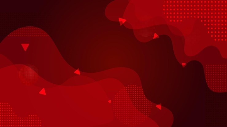 Vector latar belakang vektor geometris abstrak merah untuk slide latar belakang