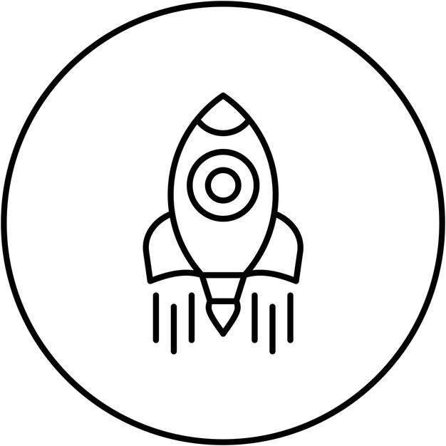 Launch icon vector image Can be used for Agile