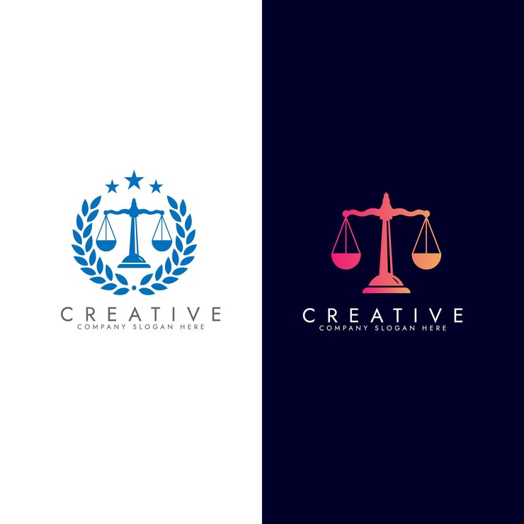 Law firm logo designRevolution justice logo concept Lawyer logo vector template