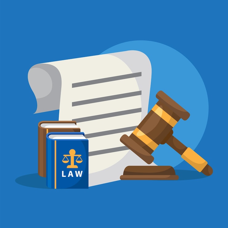 Vector legal firm illustration design vector design
