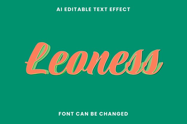 Leoness Text Effect