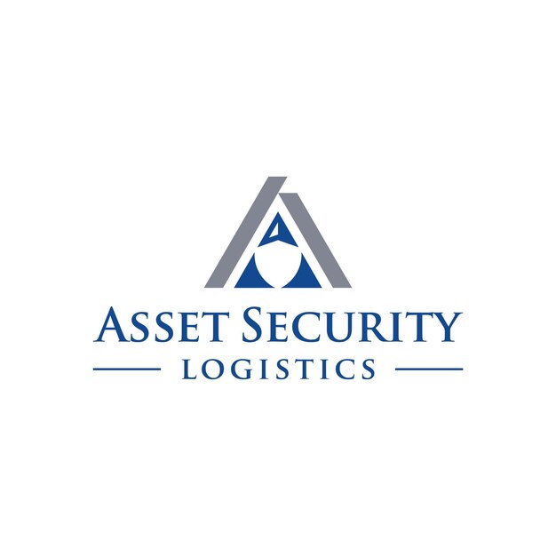 Letter A with shield logo design