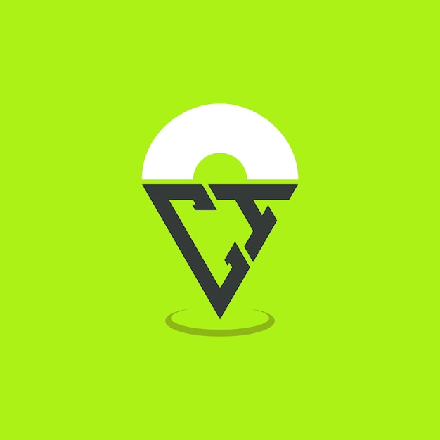 Letter CI Location Logo Design Modern Initials CI Pinpoint Logo for Navigation Map Apps and Location Based Businesses