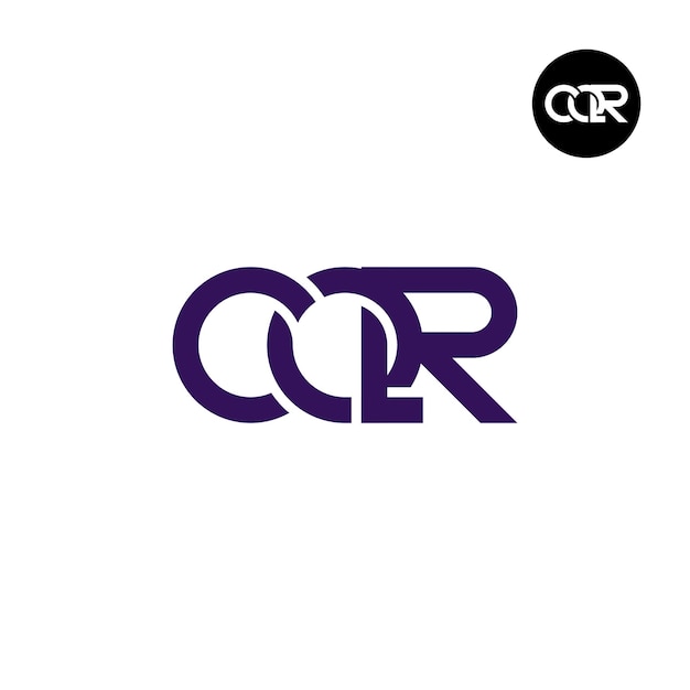 Letter CQR Monogram Logo Design