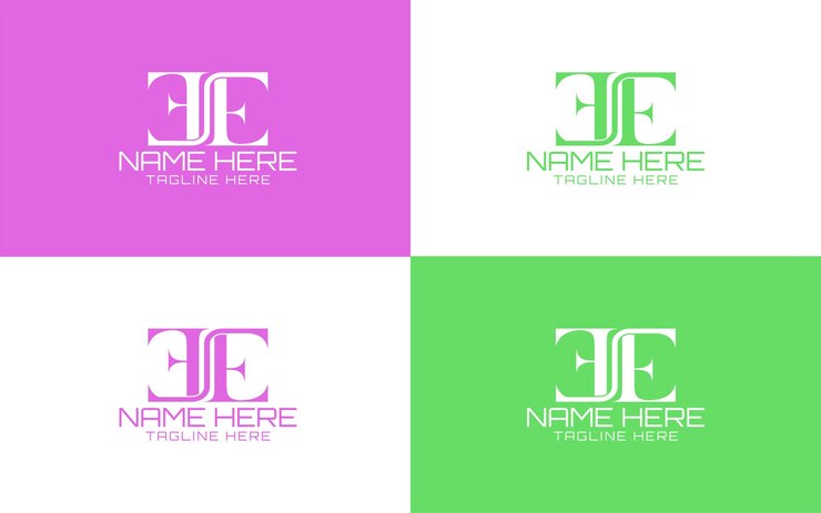 Vector letter ee logo initial ee template vector illustration