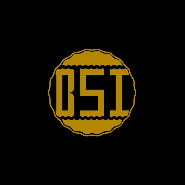 Letter Logo design 'BSI'