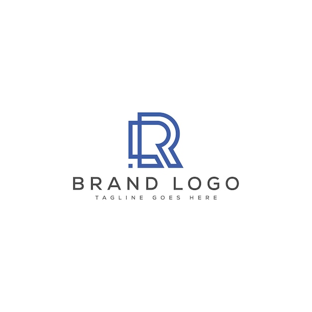 Letter R logo design vector template design for brand