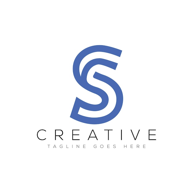 Letter S logo design template vector illustration