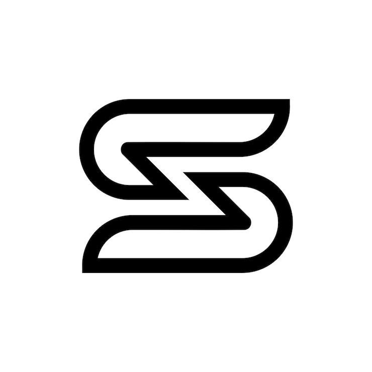 Vector letter s logo design