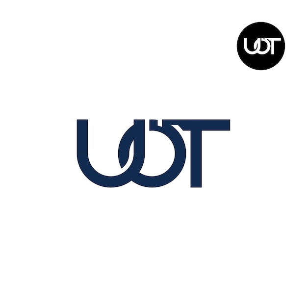 Letter UOT Monogram Logo Design