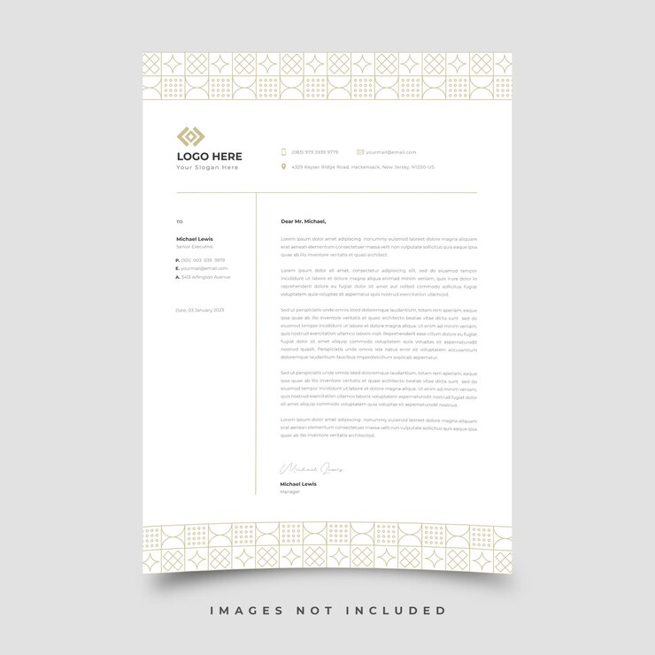 Letterhead template