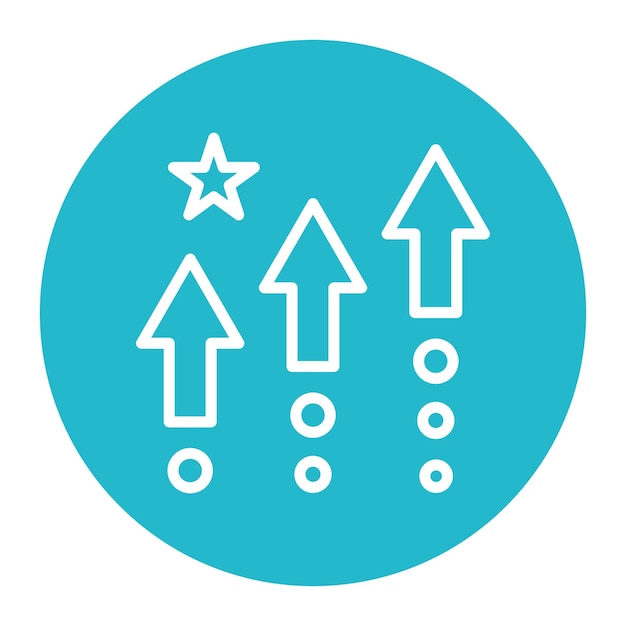 level up icon vector image can be used for game design