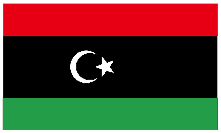 Vector libyan flag