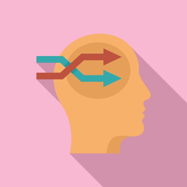 life skills ideation icon flat illustration of life skills ideation vector icon for web design