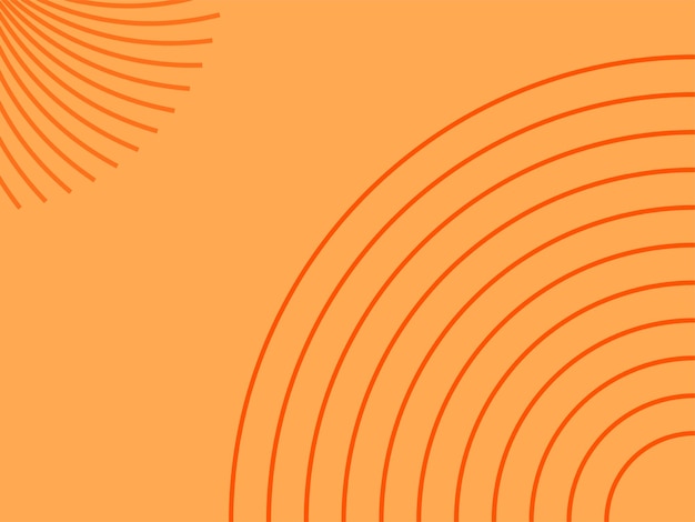 Light Color Background Design with Corner Circular Lines Vector Illustration