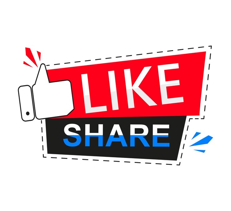 Like Comment Share icons