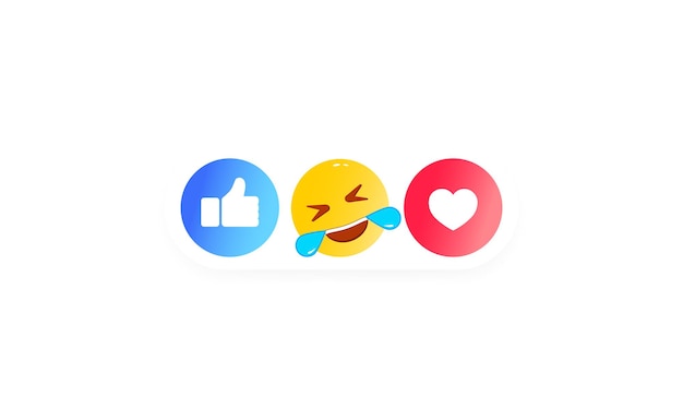 like heart, smiley, thumb up icon like. social media icons. vector on isolated white background. eps 10.
